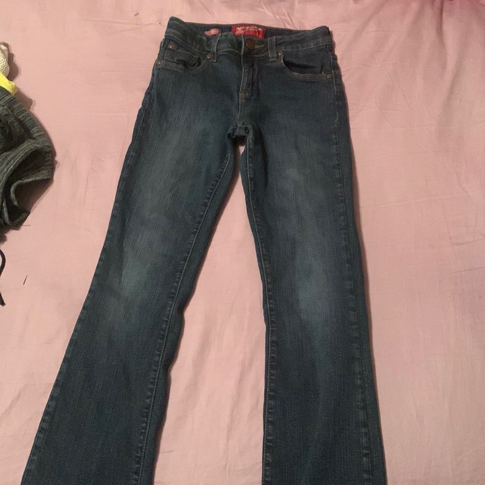 Girls blue jeans